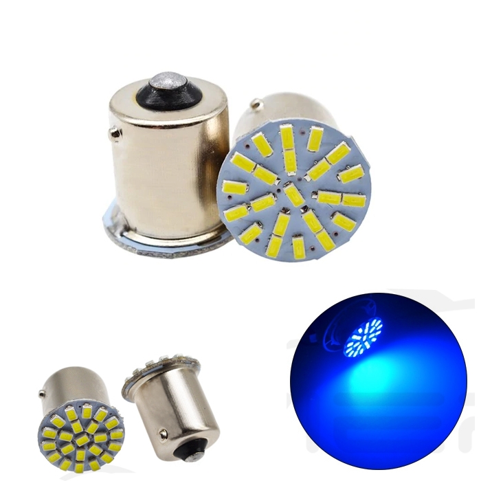 thumbnail image 2 of 10x White 1157 BAY15D 22-SMD LED Bulbs – Tail/Brake/Turn Signal, 12V 2 of 5