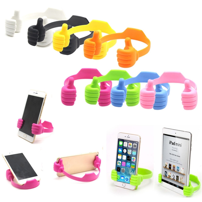 Flexible Thumb Ok Designed Stand Mount For Mobile Iphone Tablet Flexible Thumb Ok Designed Mobile Iphone Tablet Car Desk Stand Mount Table