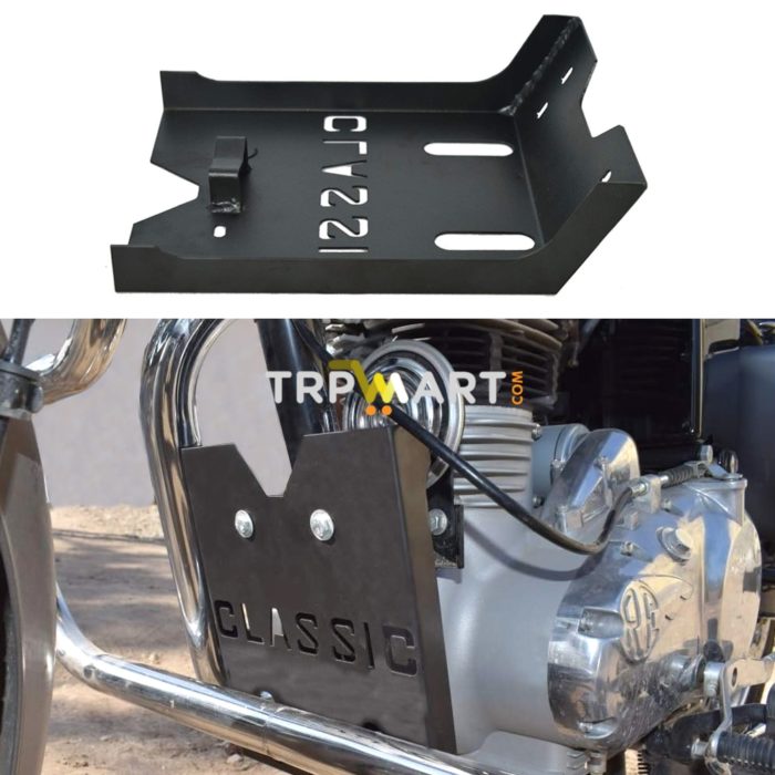 Engine Guard For Royal Enfield Classic 350 500 Cc Bash Plate Used