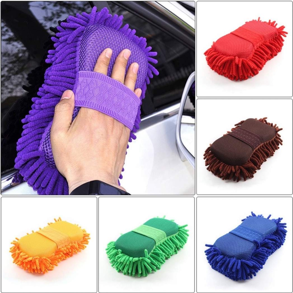 High Performance Wash and Dry 2 in 1 Multipurpose Microfiber Washer Cleaning Sponge Duster for Car, Bike, Home, Office