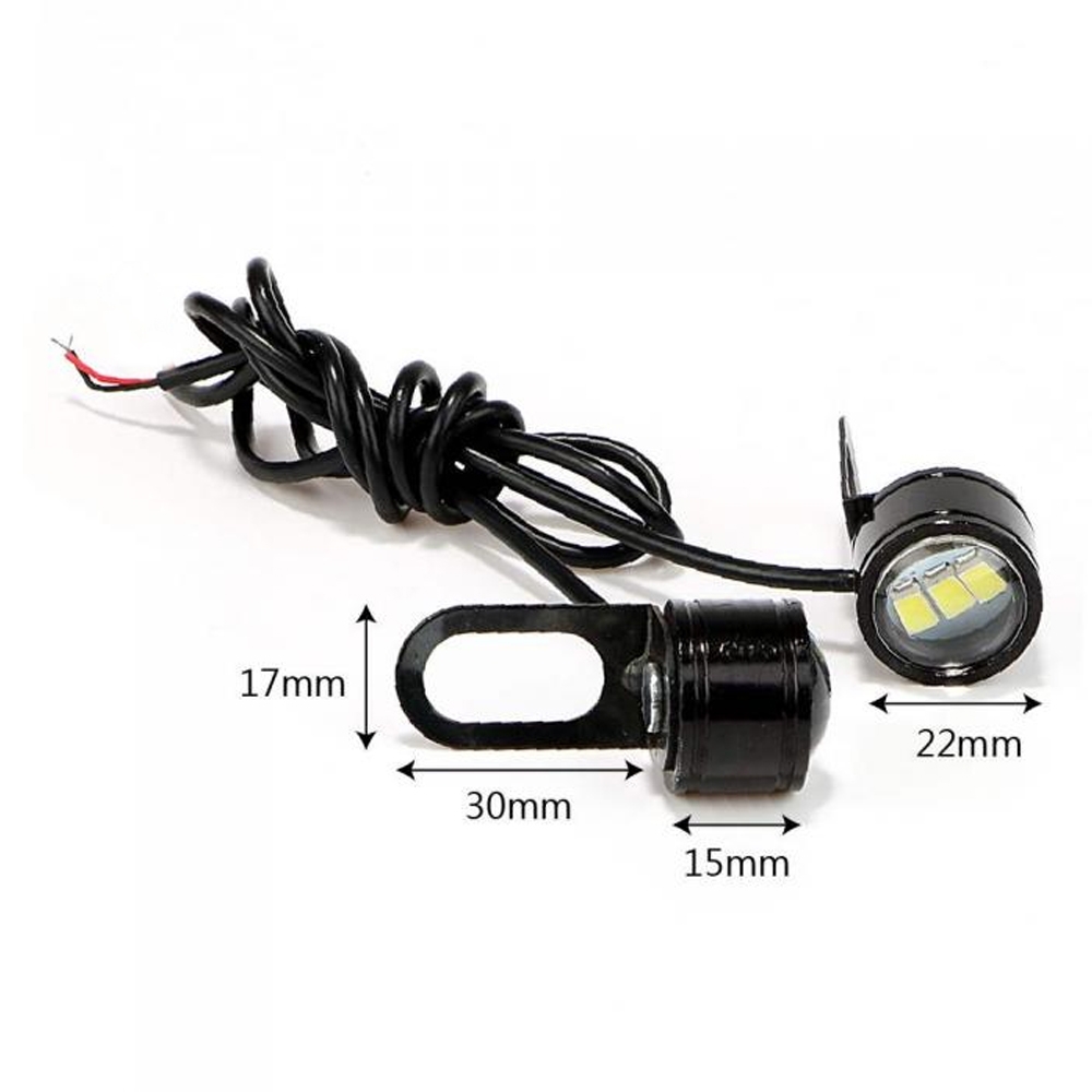 Waterproof 12V Blue Strobe Light Mirror Mount Led Flash Eagle