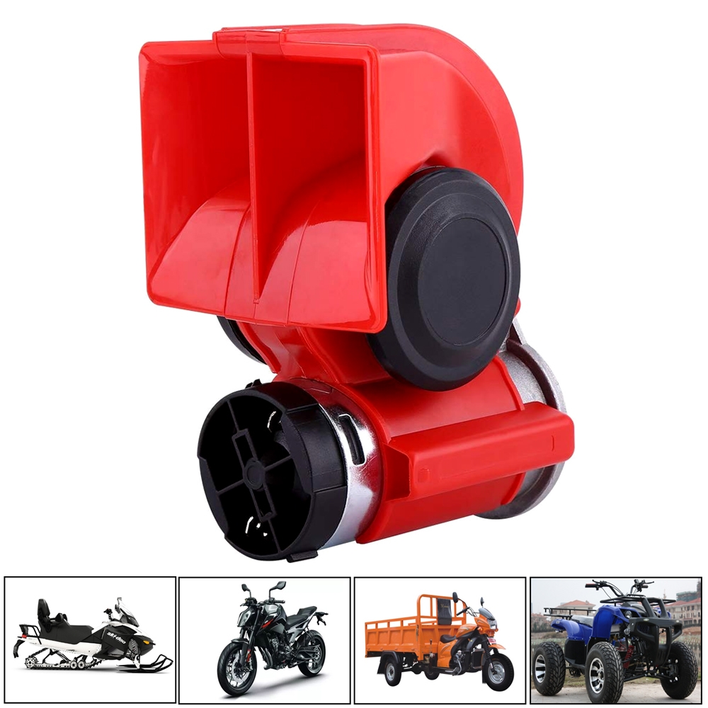 12V 138dB Super Loud Snail Air Horn with Compressor – Compact & Powerful for Car, Motorcycle, Truck, Boat, Van, Lorry, Bike
